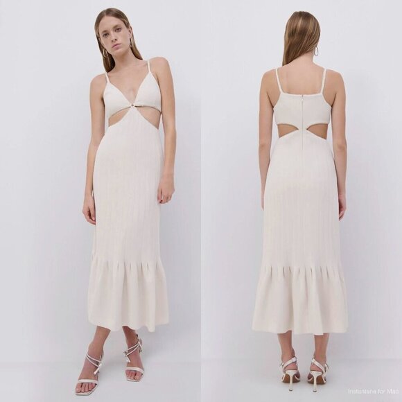 Jonathan Simkhai Ayla Diamante Dress - Picture 1 of 8